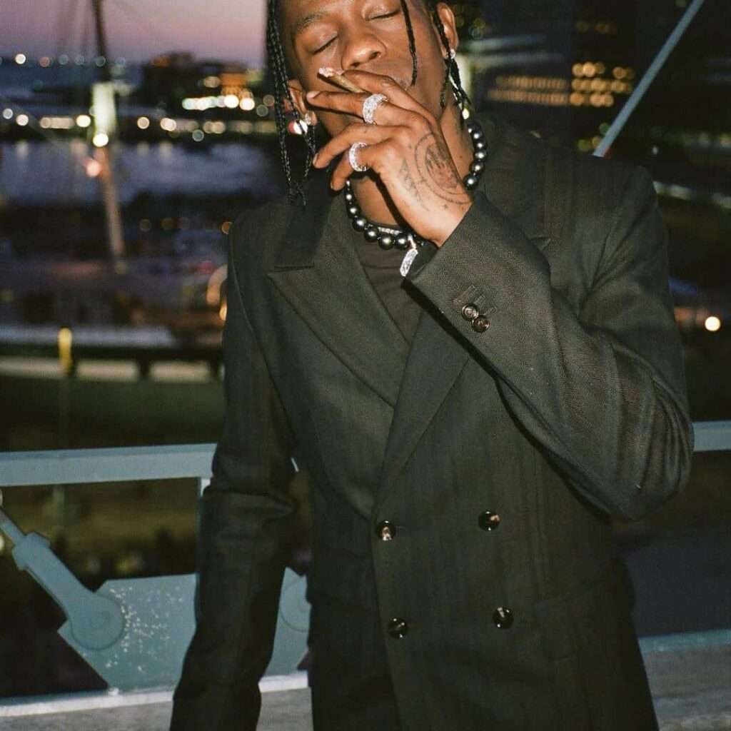 travisscott_rappers with most followed instagram account
