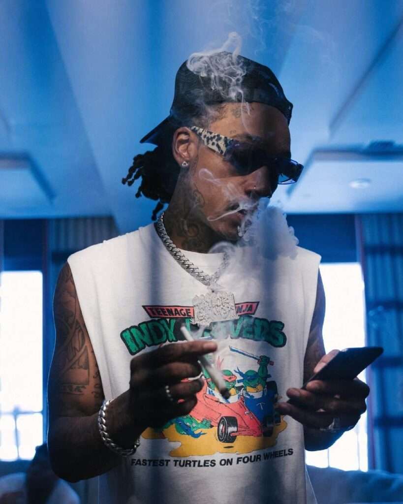 wizkhalifa_ rappers with most followed instagram account