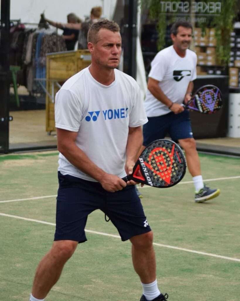 Lleyton Hewitt Playing Tennis
